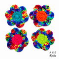 RTS Flower Coasters (4 PACK)