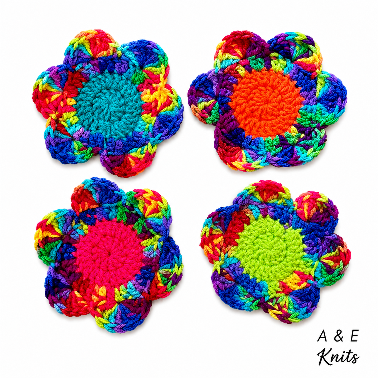 RTS Flower Coasters (4 PACK)